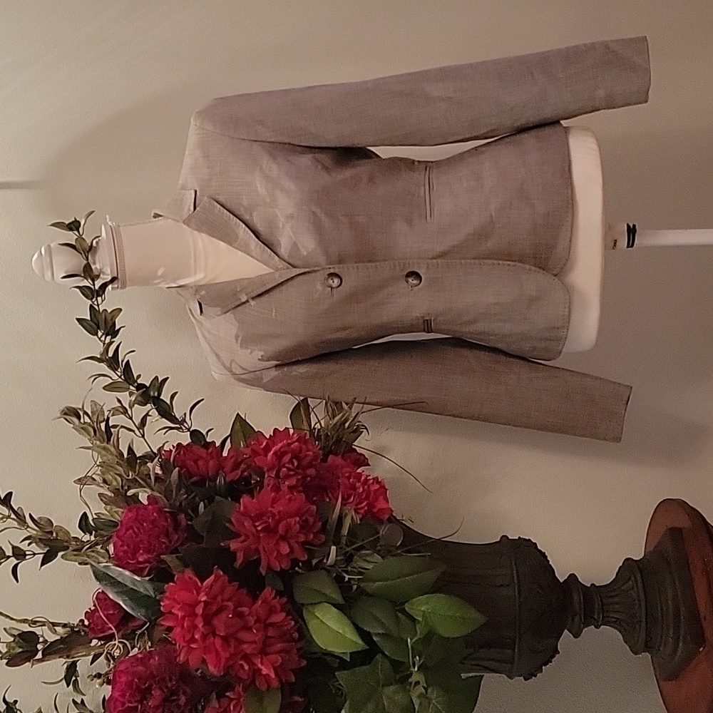 Calvin Klein jacket size S long sleeve gray color